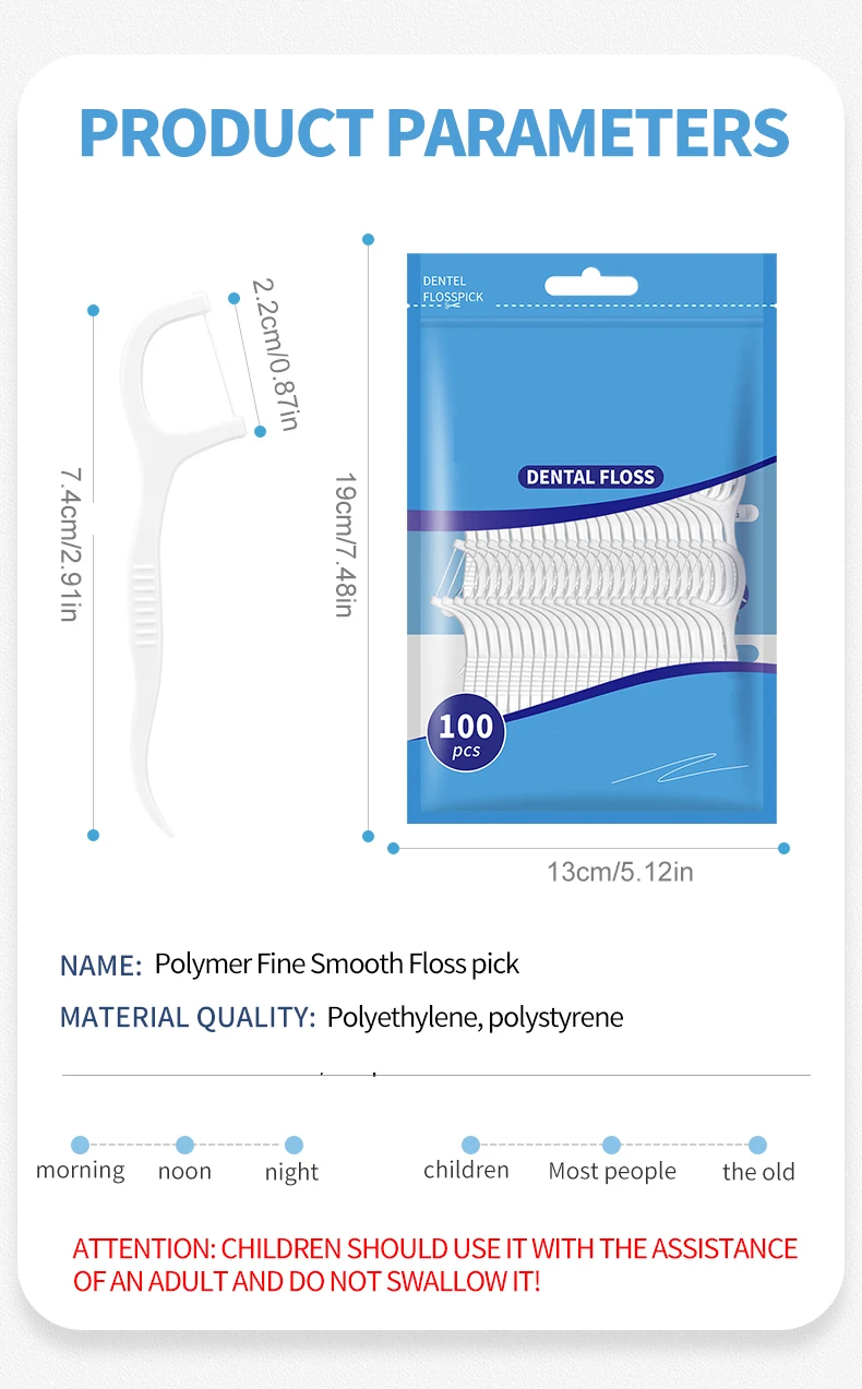 Pack de palillos de hilo dental