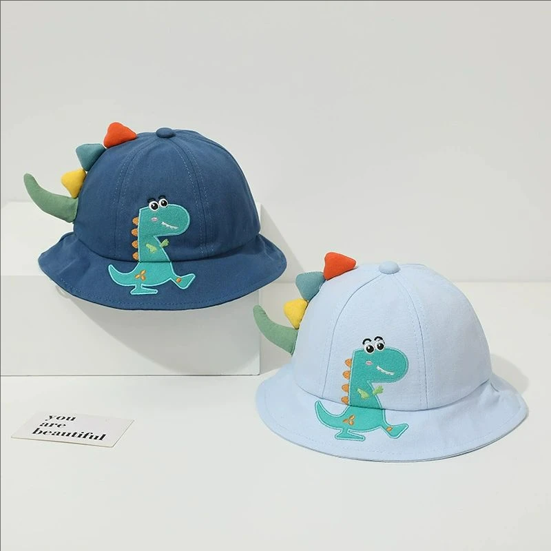 Gorra de pescador infantil con dinosaurios