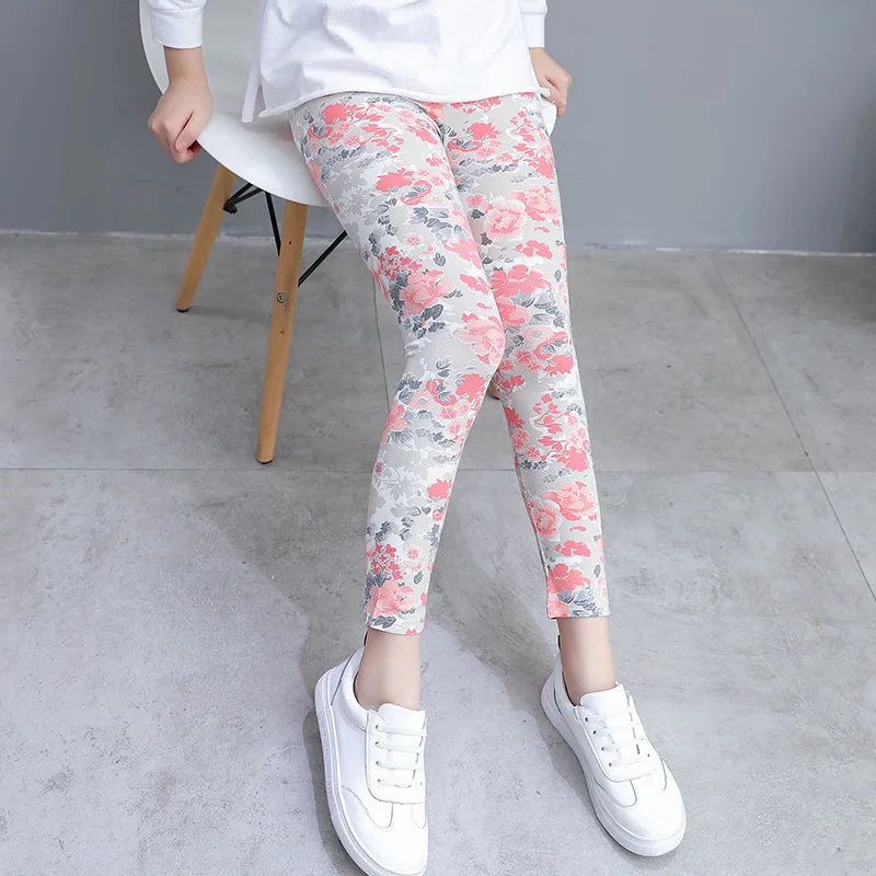 Leggings florales para niñas, cómodos y transpirables - imagen 2