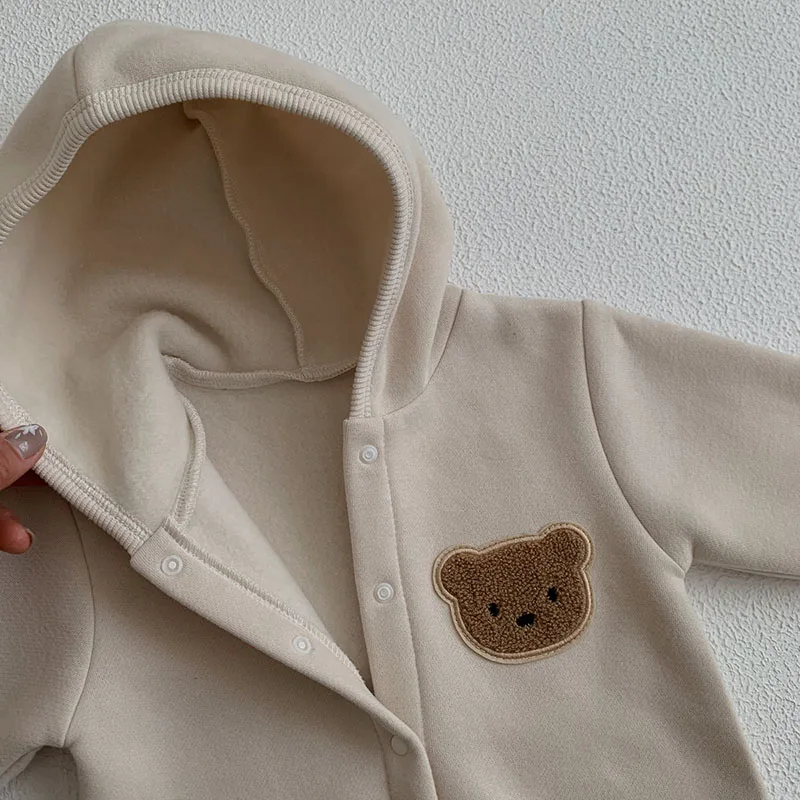 Milangel body felpa con capucha motivos oso – Niños - imagen 3