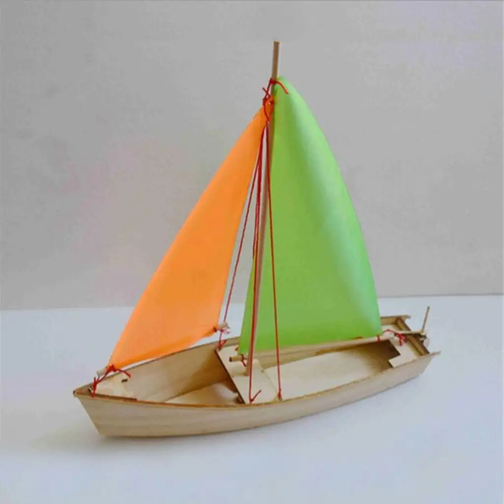Rompecabezas 3D de madera para armar velero educativo infantil - imagen 3