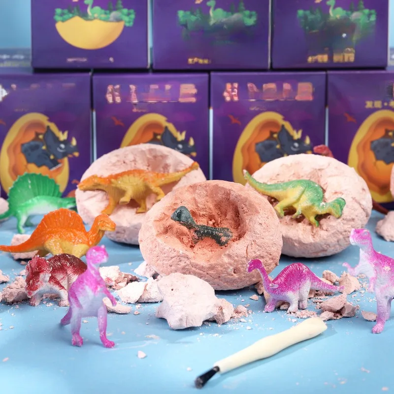 Kit de excavación huevos dinosaurio Tiranosaurio para niños - imagen 3