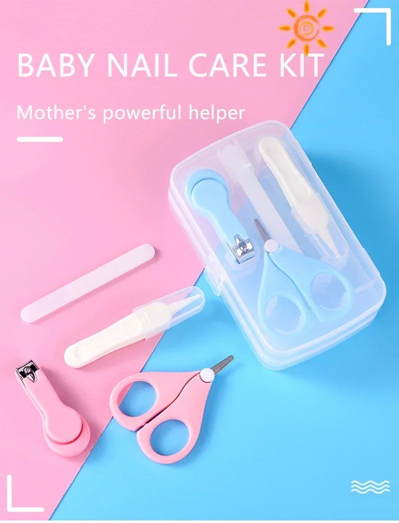 Kit de higiene infantil con herramientas de cuidado