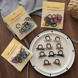 Diademas elásticas con lazo colorido para bebés y niñas