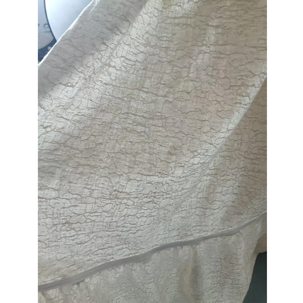 Vestido de maternidad en lino y algodón para sesión fotográfica - imagen 5