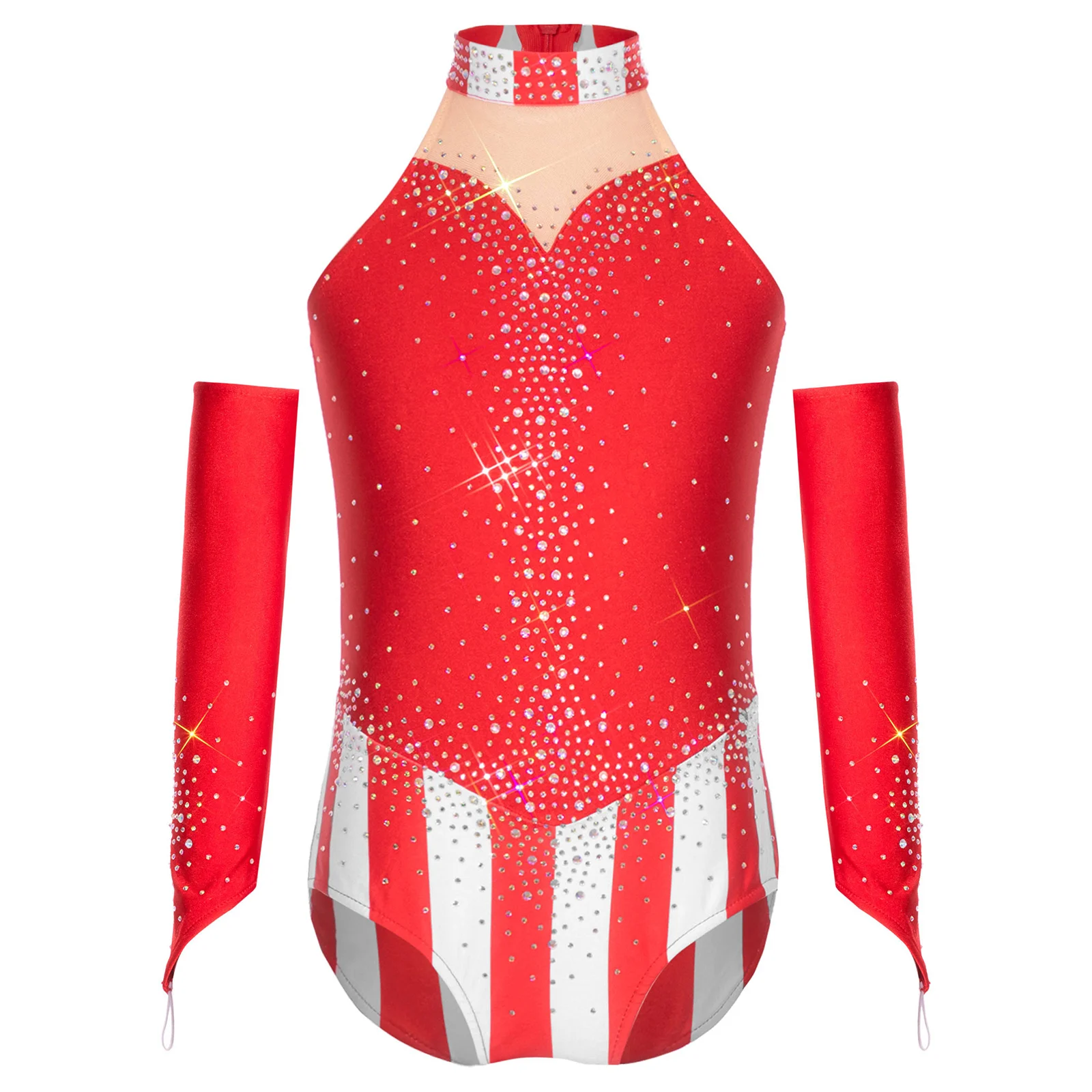 Mono de ballet con diamantes – Disfraz de baile para niña - imagen 5