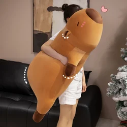 Peluche capibara acostado suave tipo almohada para decorar