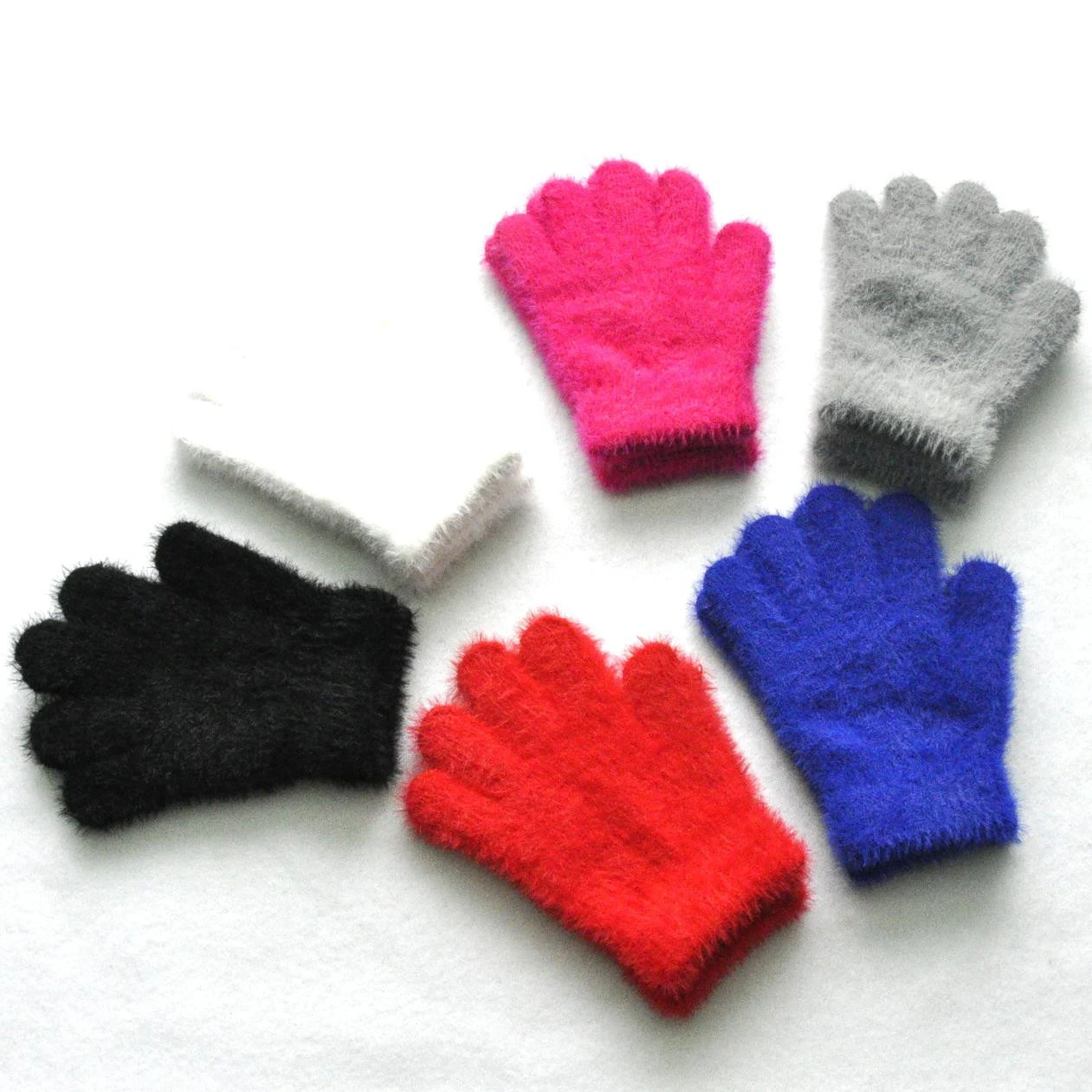 Guantes infantiles de invierno de peluche grueso para niños 3-6 años - imagen 5