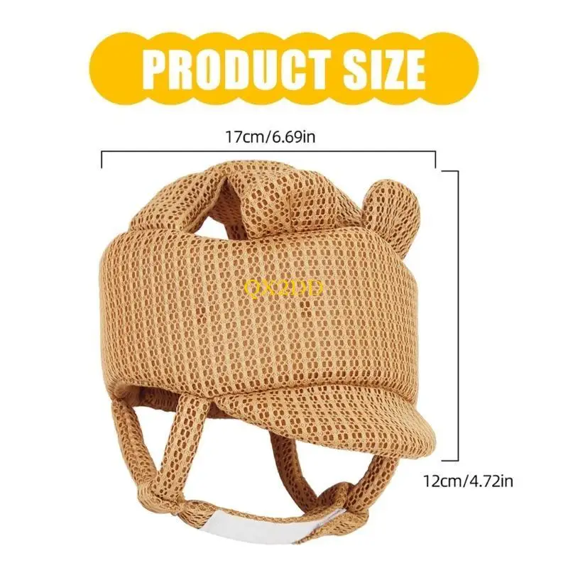 QX2D Casco de seguridad infantil transpirable para bebés al gatear - imagen 3