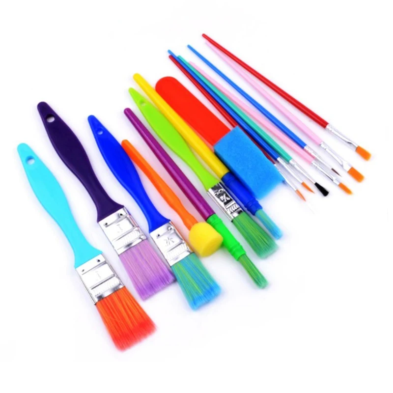 ZYF juego de pinceles infantiles para pintura, acuarela y óleo - imagen 5