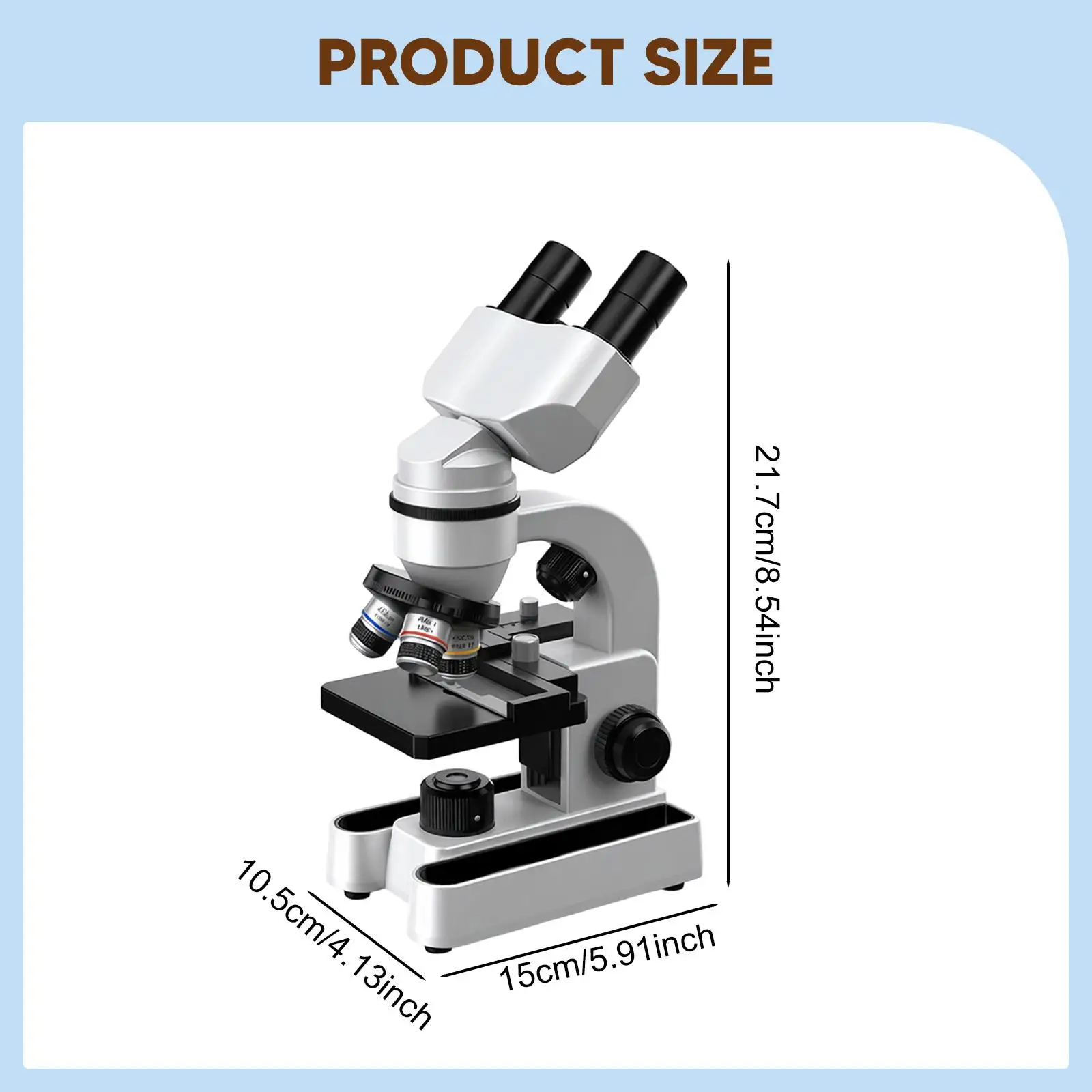 Kit de microscopio educativo para niños – ciencia formativa inicial