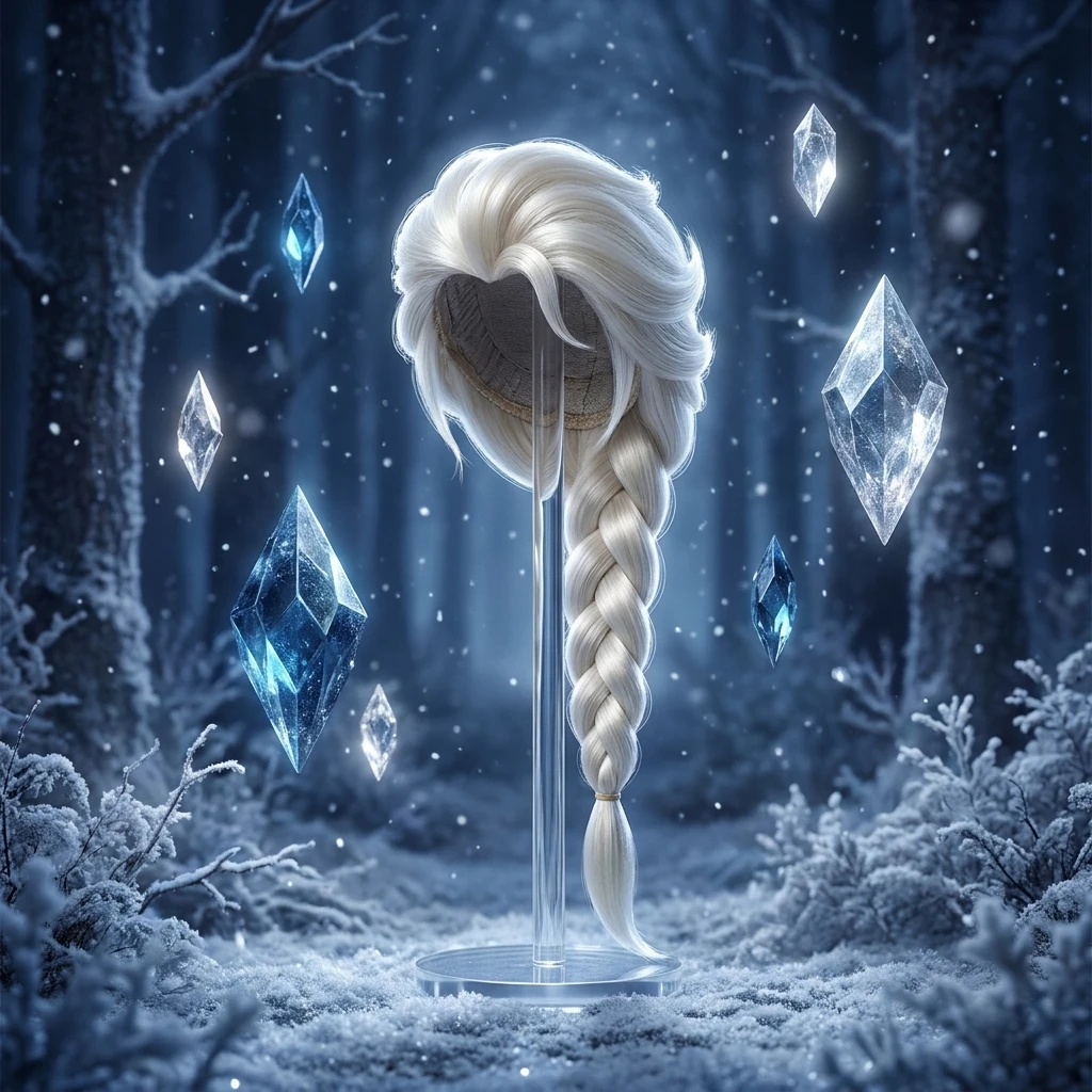 Aspecto del rubio blanco hielo