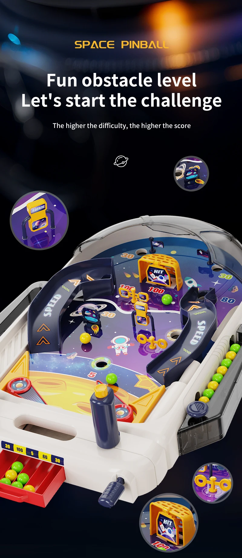 Accesorios y bolas para jugar