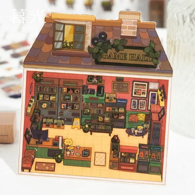 Pegatinas 3D de paisaje miniatura para juegos acogedores - imagen 2