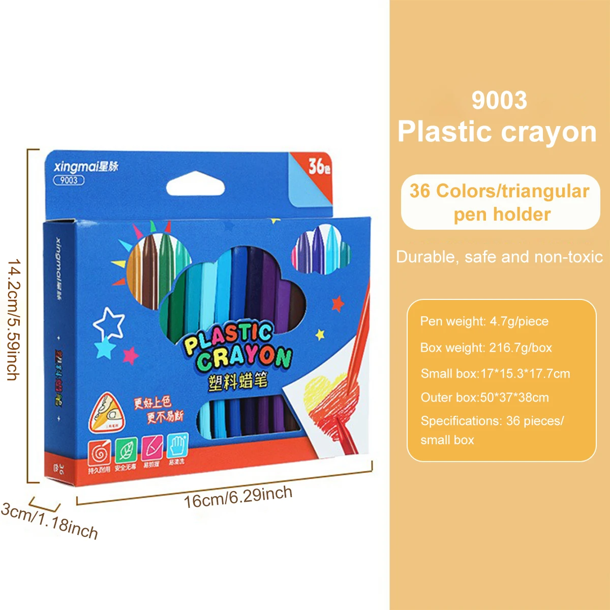Crayones lavables y borrables de colores para niños - imagen 4