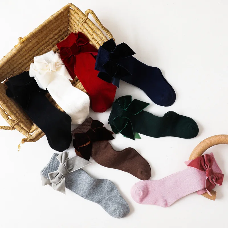 Calcetines largos de algodón para niños – Rodilla, Otoño e Invierno - imagen 3