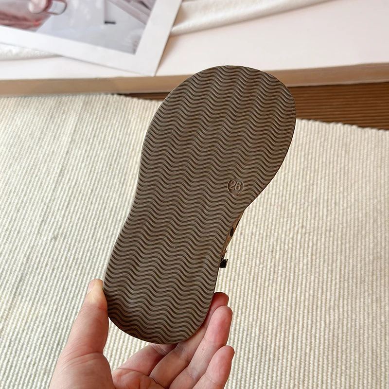 Botas cortas antideslizantes de leopardo para niños de otoño-invierno - imagen 5