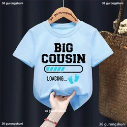 Camiseta Big Cousin Loading para niños – Verano unisex