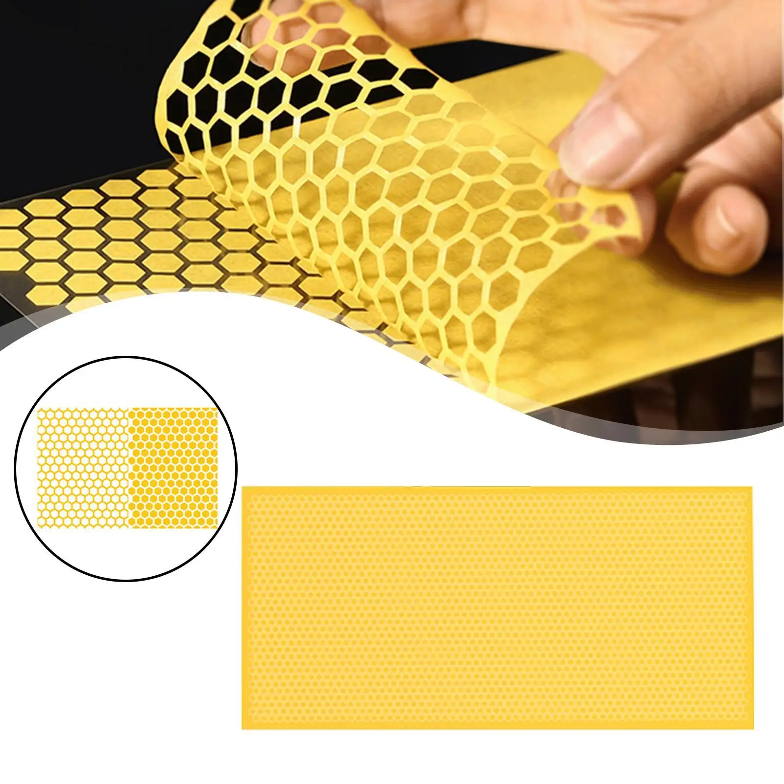Papel adhesivo hexagonal precortado para dioramas y manualidades - imagen 2