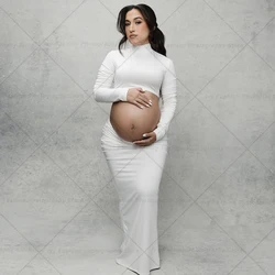 Vestido de maternidad para fotos con tejido elástico y ajuste