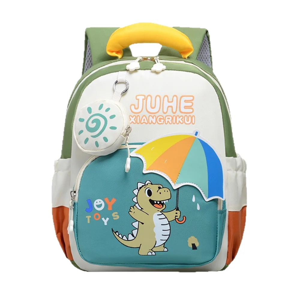 Mochila infantil ligera de nailon con arcoíris para preescolar - imagen 2