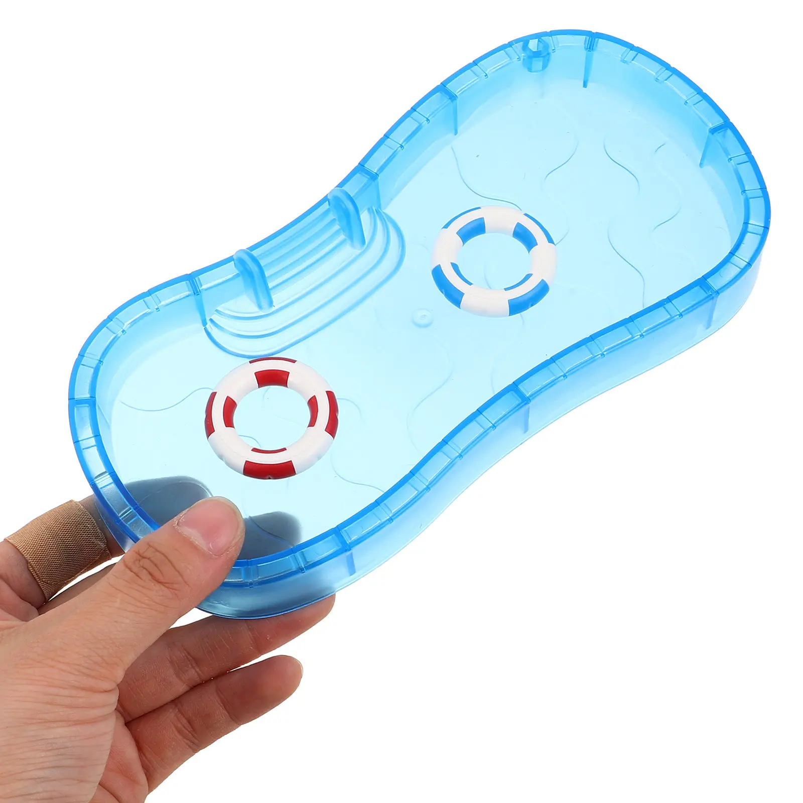 Accesorios piscina para casa de muñecas: sillas y anillos - imagen 5