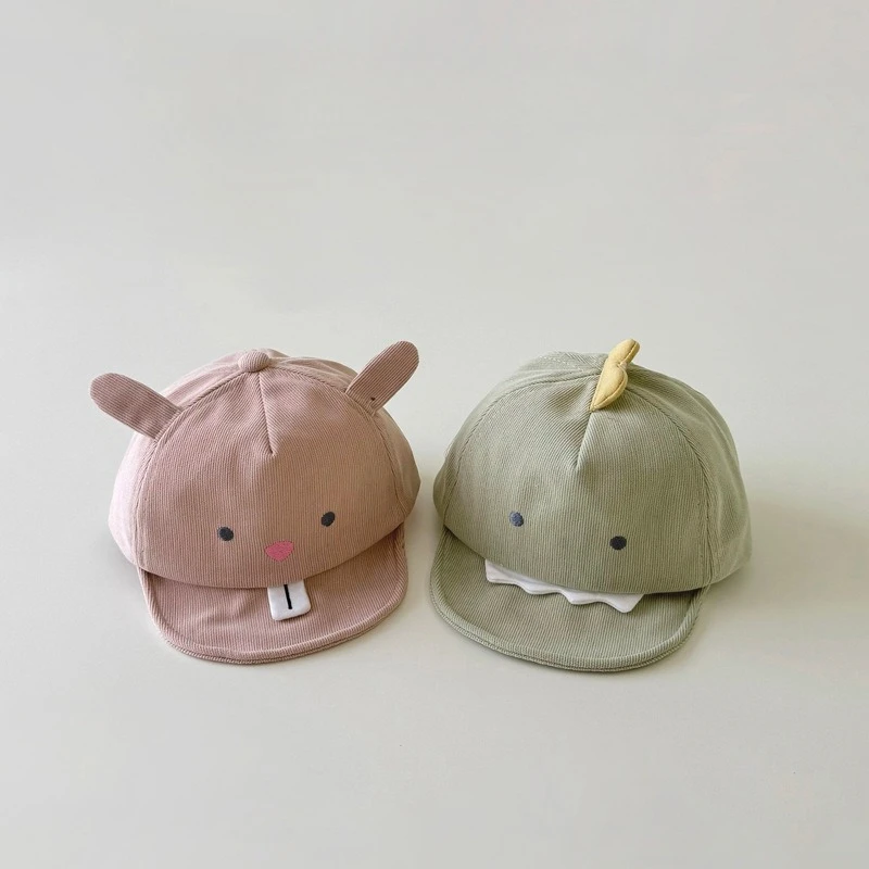 Gorra de béisbol para bebé de algodón suave con dinosaurio - imagen 5