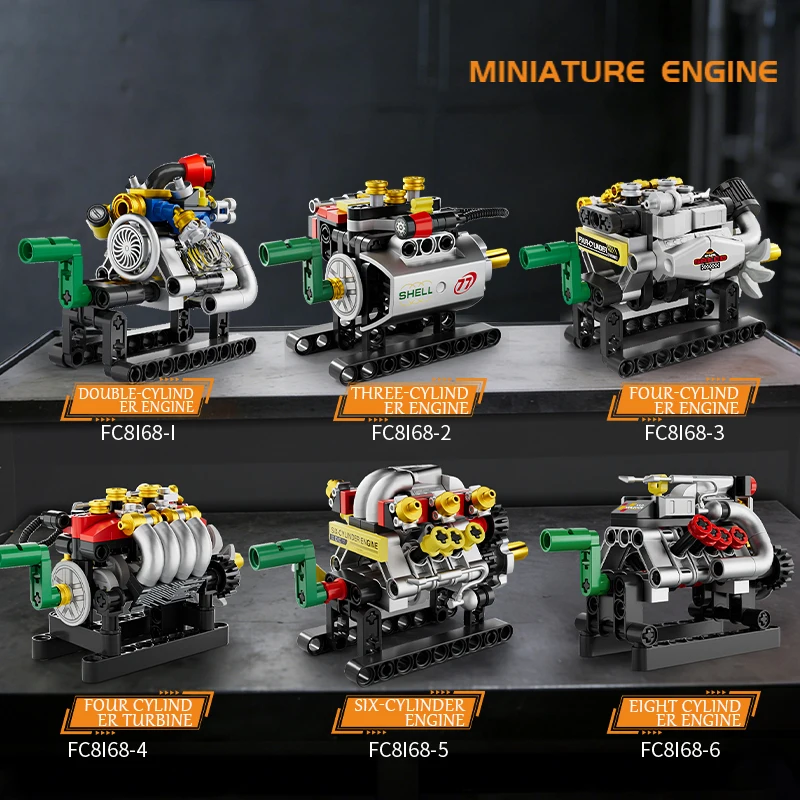 Bloques de construcción educativos con motor turbo infantil - imagen 2
