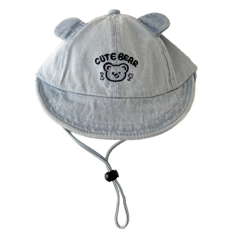 Sombrero de pescador infantil oso y pez, para el sol en verano - imagen 4