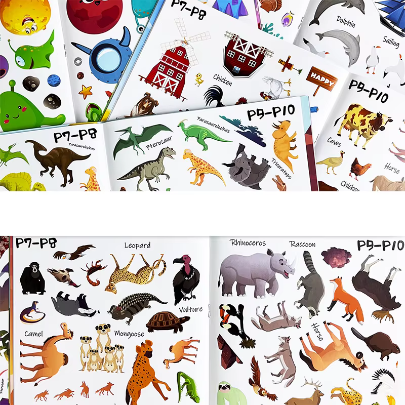 Pegatinas de animales del océano
