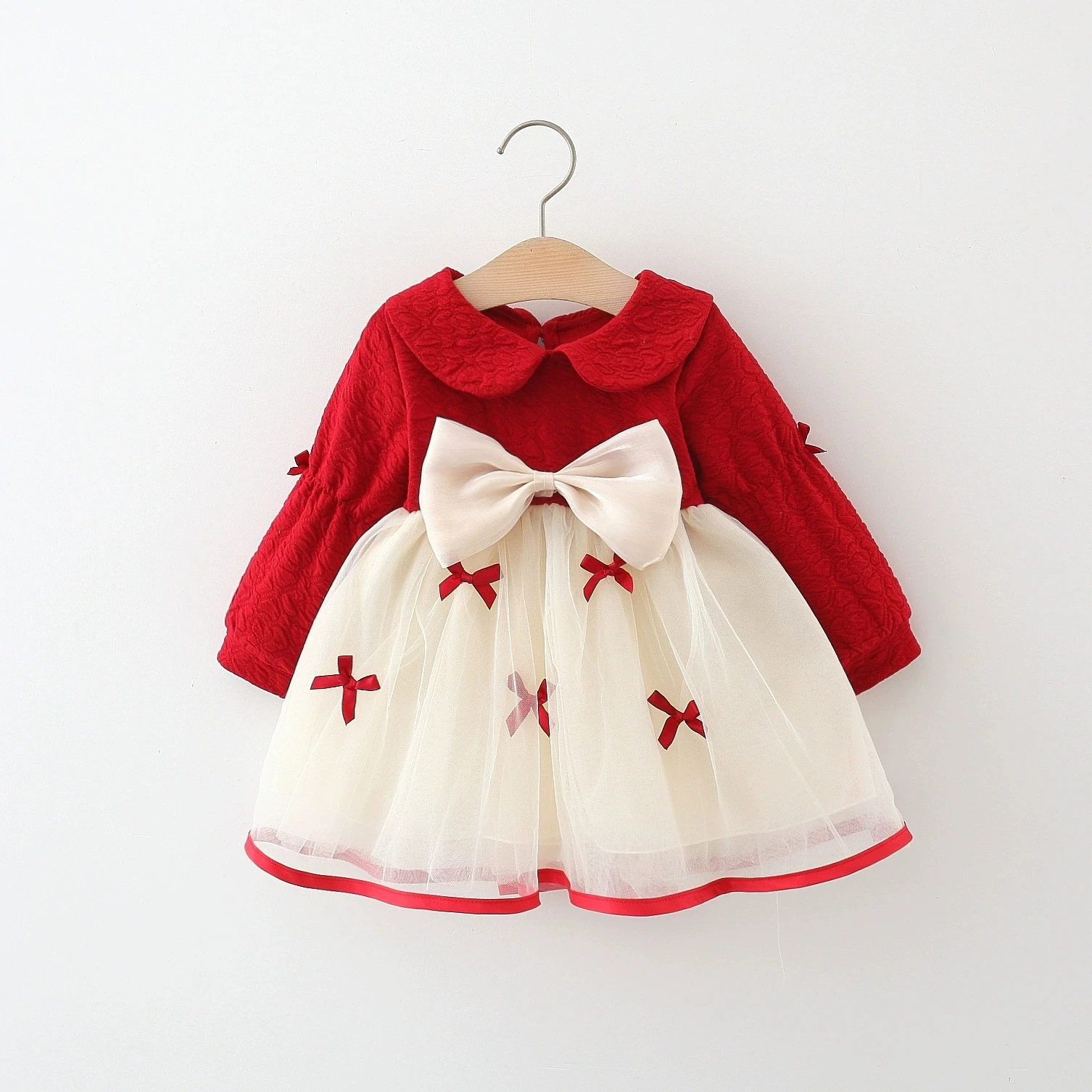 Composición de algodón del vestido coreano para bebés