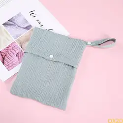 QX2D Bolso pañales bebé multifuncional para viajes color sólido
