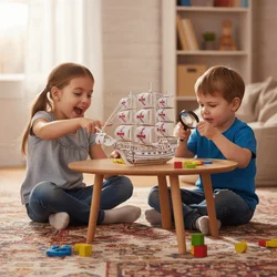Rompecabezas 3D barco holandés de madera – kit para armar infantil