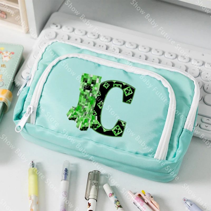Estuche portatodo Minecraft de gran capacidad con dibujo infantil - imagen 2