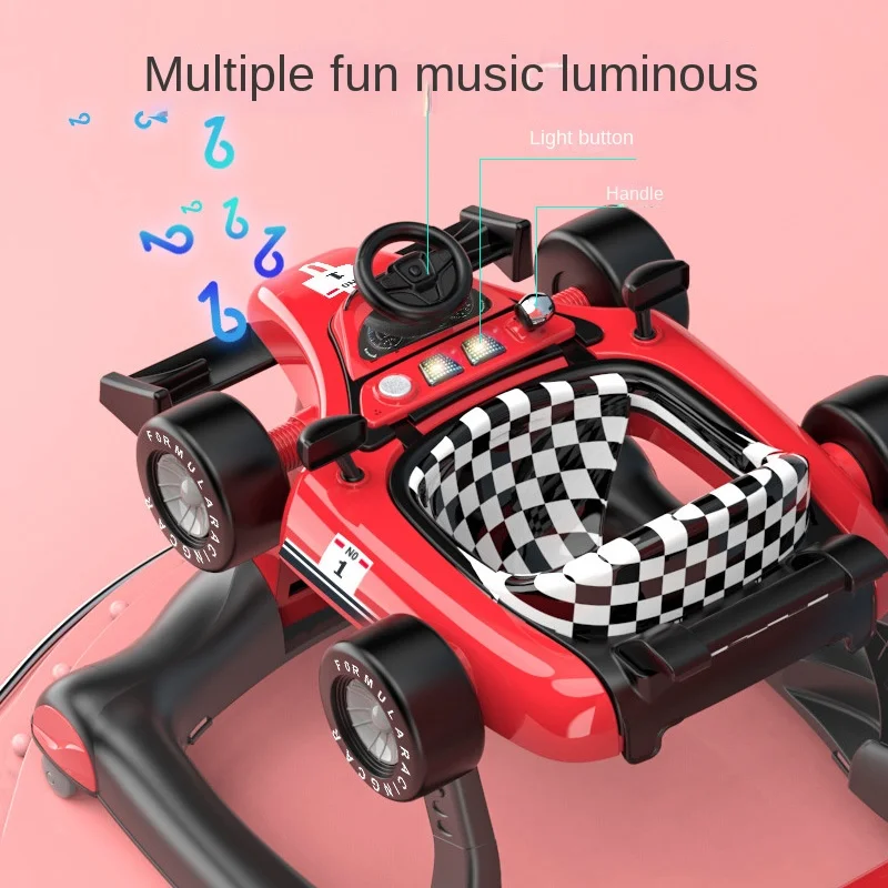 LazyChild andador plegable para bebé con música y educación temprana