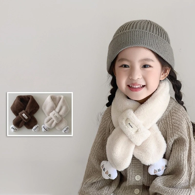 Bufanda invierno niños térmica suave para bebés – Protector de cuello - imagen 5