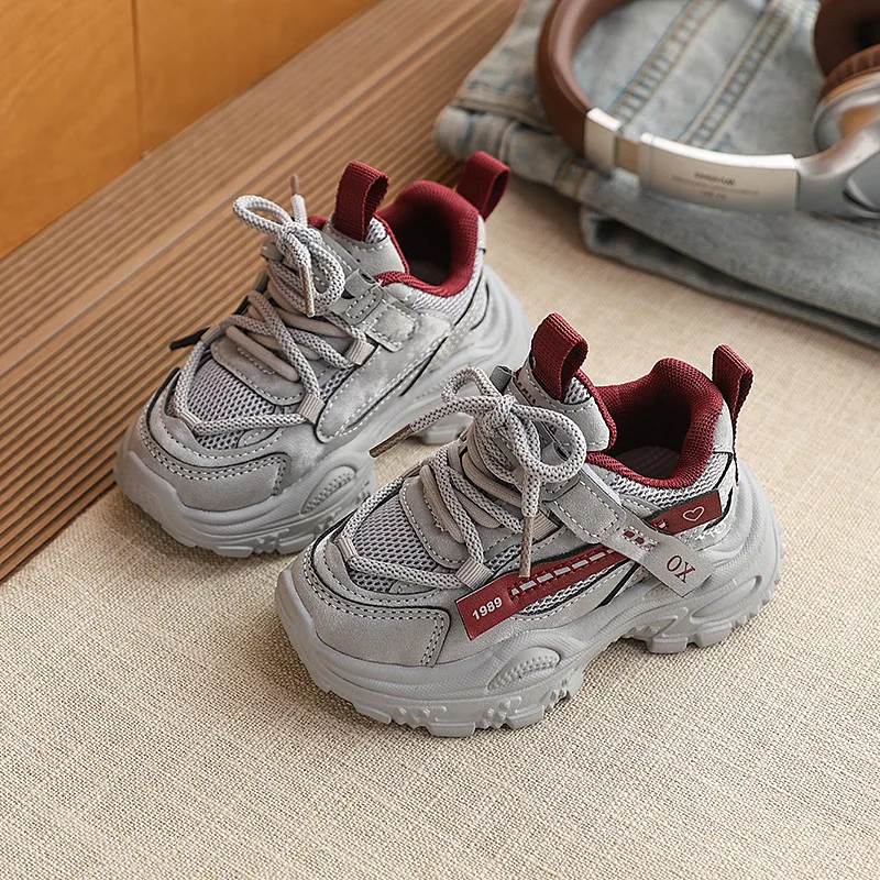 Zapatillas deportivas de malla para niña antideslizantes de diario - imagen 5