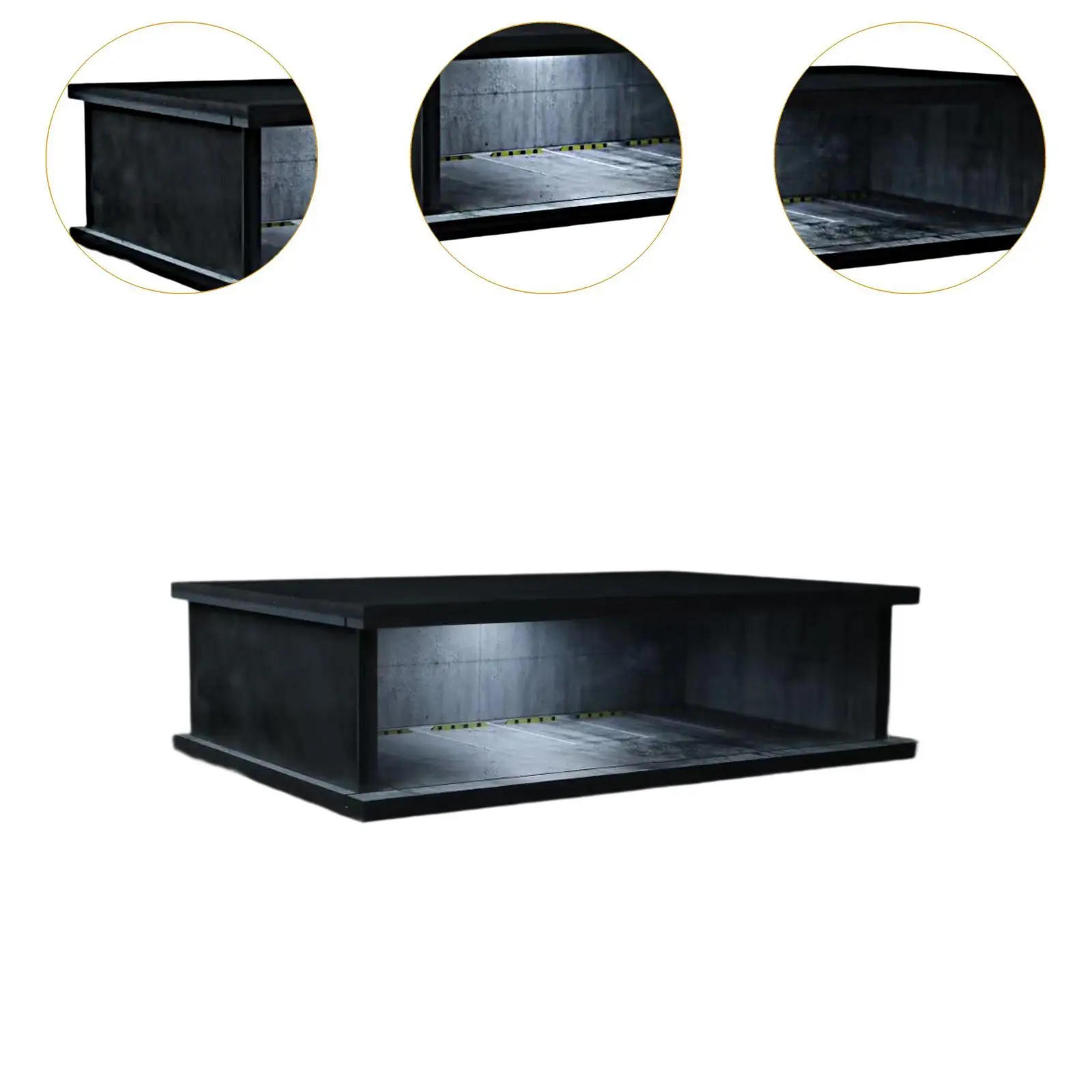 Parking de juguete con escenario y fondo protector para coches - imagen 5