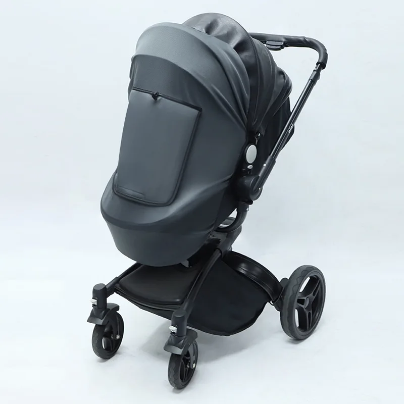 Parasol bidireccional para cochecito de bebé con protección UV - imagen 4