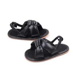 Sandalias de verano antideslizantes para primeros pasos con lazo