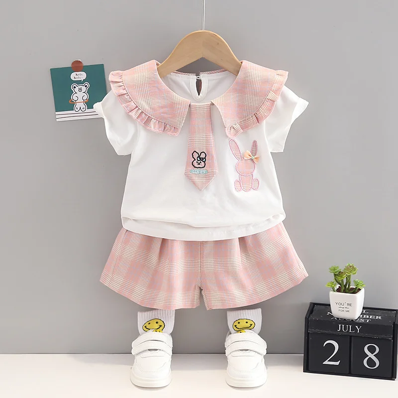 Conjunto algodón bebé niño – Camiseta manga corta y pantalón corto - imagen 4