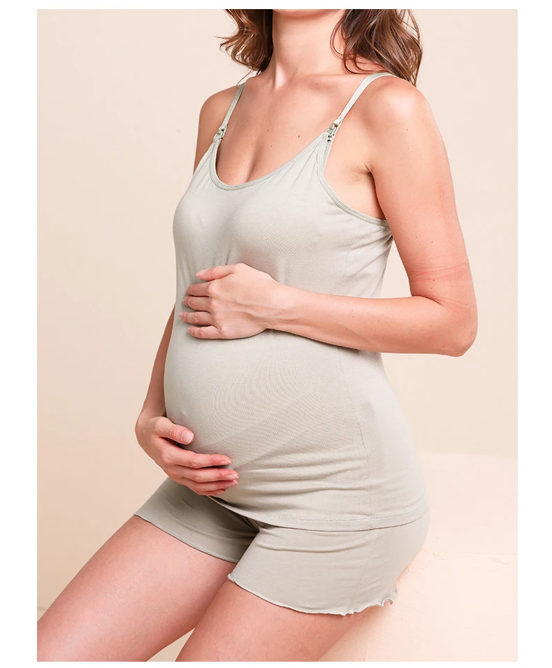 Top de maternidad ajustado