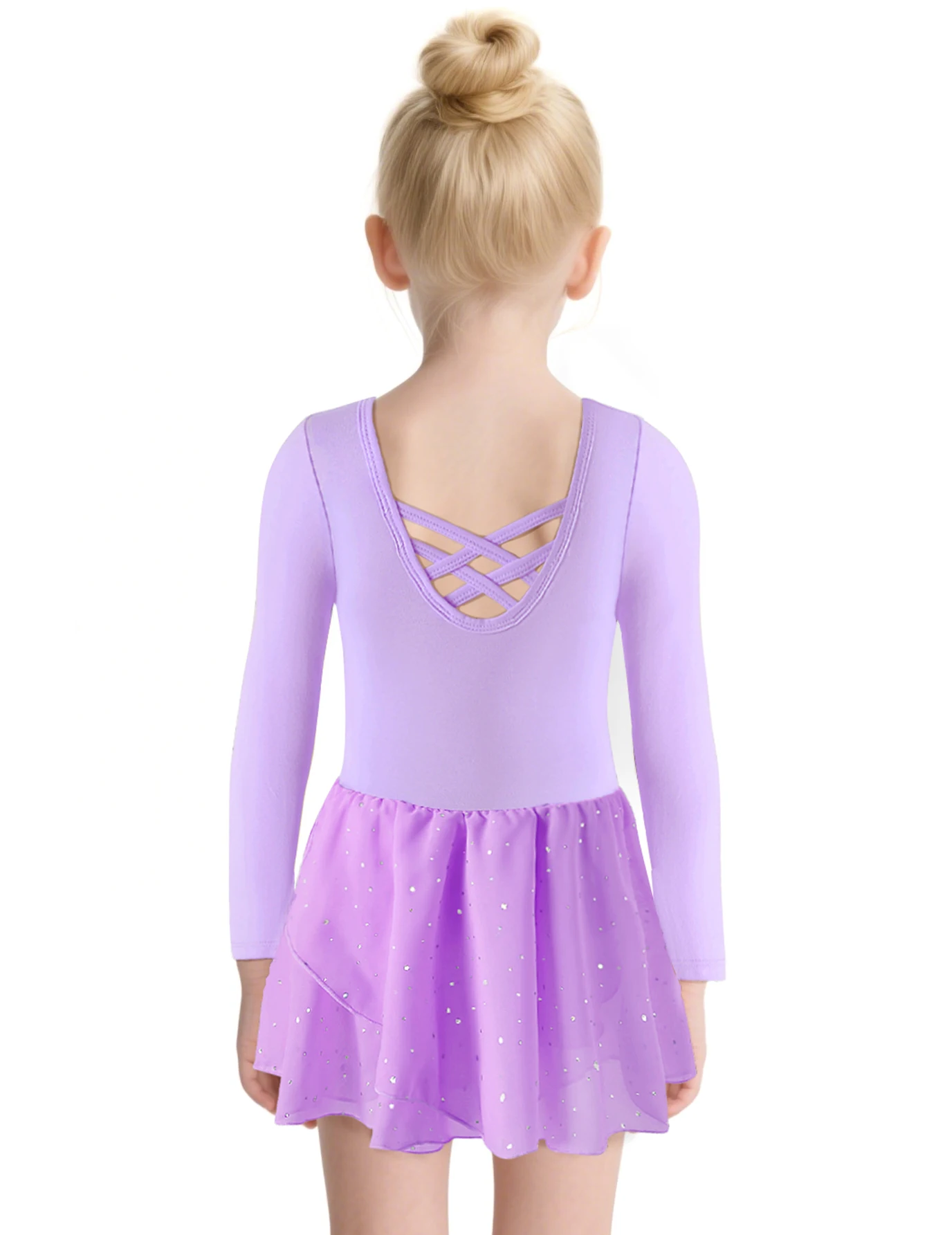 Leotardo ballet con falda tutú para niña - imagen 4