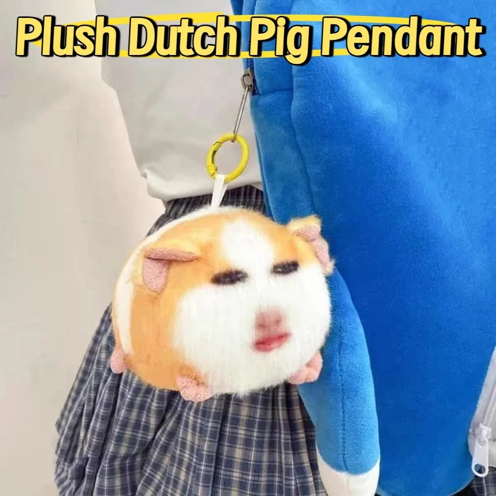 Llavero de cerdito peluche con sonido para mochila y coche - imagen 4