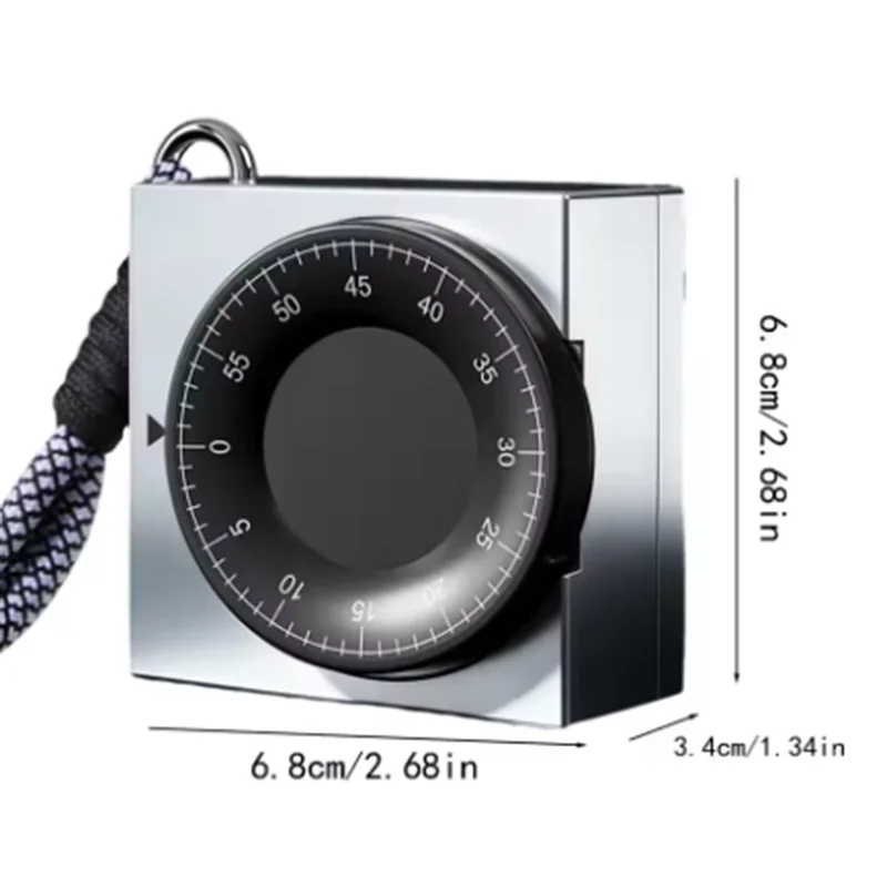Temporizador de cocina mecánico portátil con alarma sonora - imagen 4