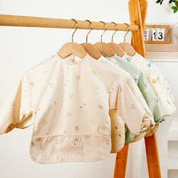 Babero impermeable Elinfant de manga larga para bebé