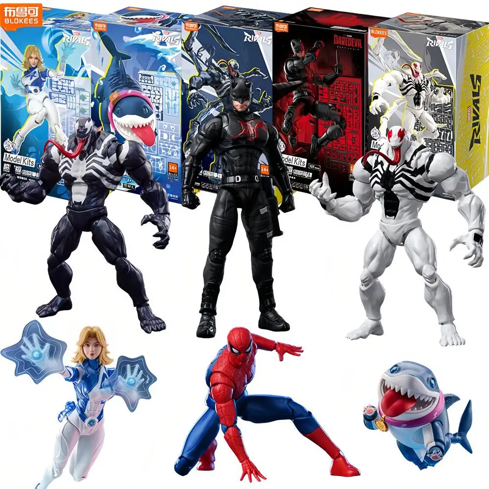 Figura de acción BLOKEES Moon Knight y Venom con articulaciones - imagen 2