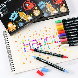 Rotuladores de doble punta para niños – Colores vivos y nítidos