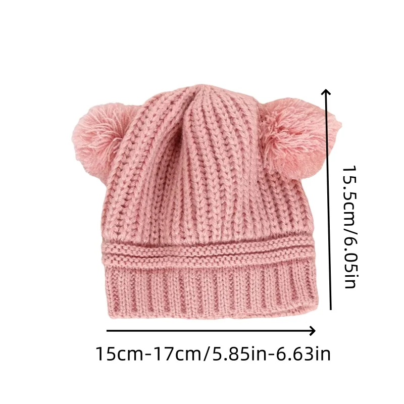 Gorro infantil tejido para recién nacidos