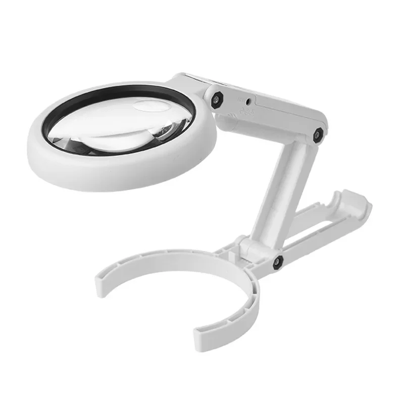 Lupa de escritorio portátil con iluminación LED USB para lectura - imagen 5
